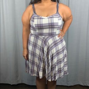 Plaid Lavender Dress